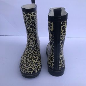 Cheetah Rainboots